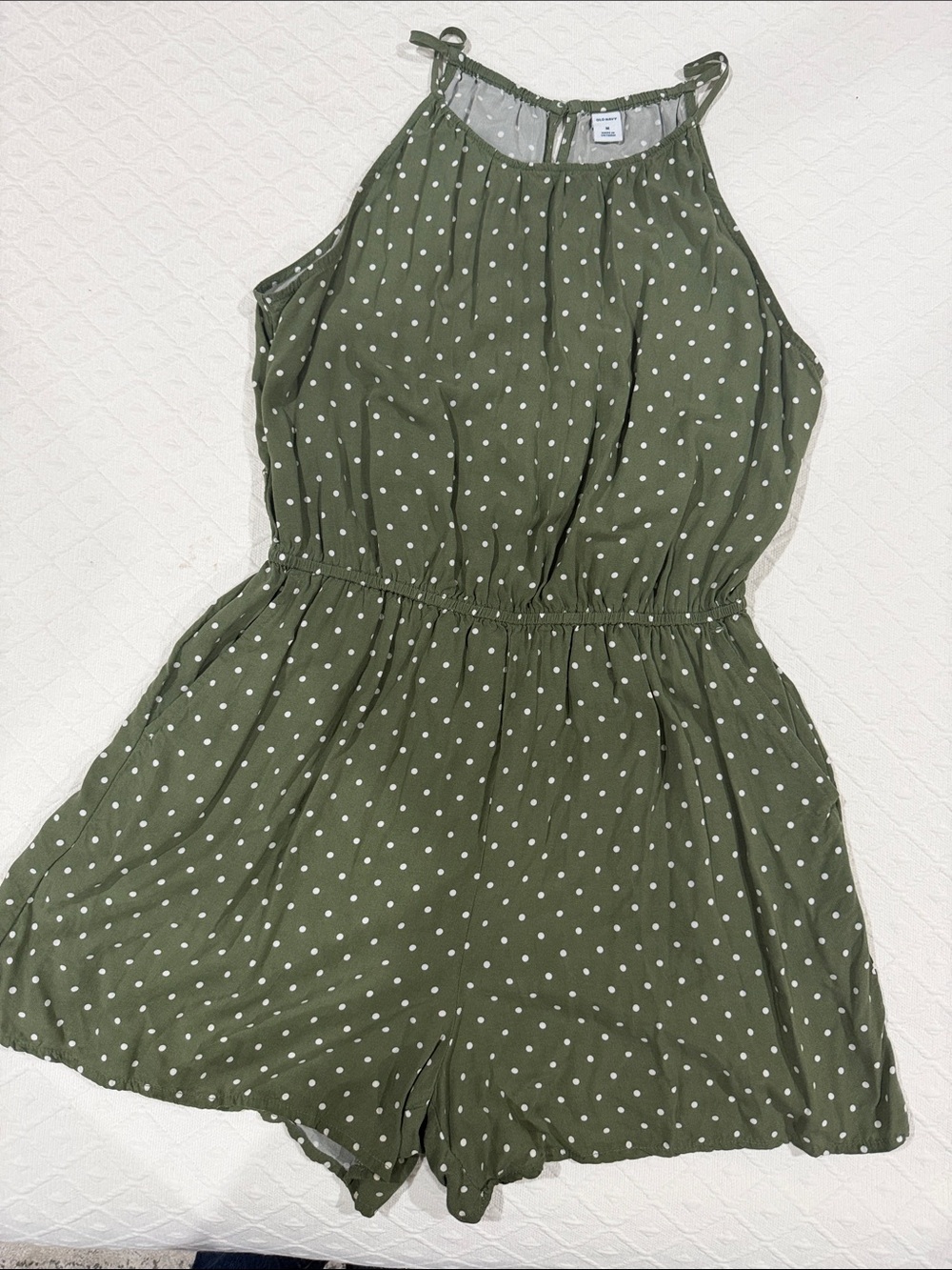 Old Navy Polka Dot Halter Romper -M